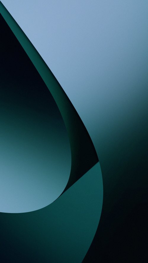 Abstract Blue Gradient Waves - abstract Wallpaper