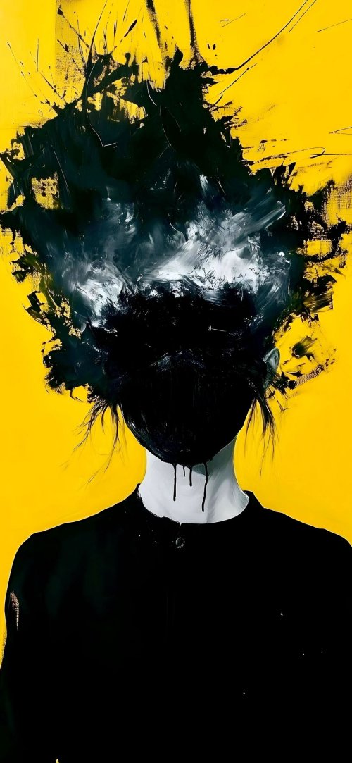 Abstract Figure in Yellow - Related StockWalls wallpaper