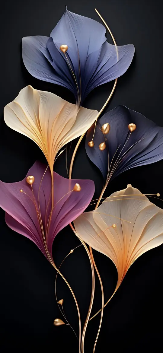 Abstract Floral Elegance