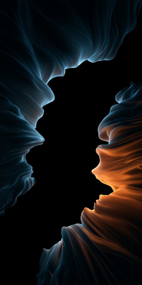 Abstract Flowing Forms - abstract Wallpaper