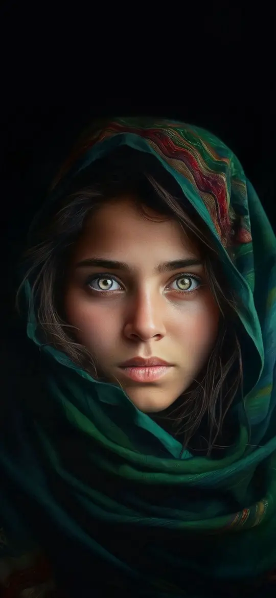 Afghan Girl Portrait - Related Ghetto Wallpapers wallpaper