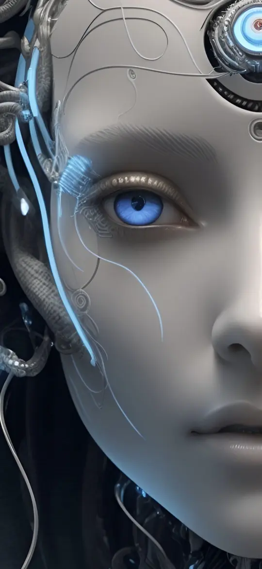 Android with Blue Eye - Related Dope Wallpapers wallpaper