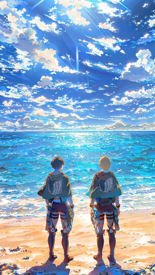 Anime Beach Horizon - Related Ghetto Wallpapers wallpaper