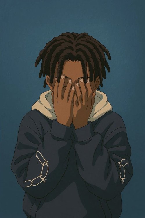 Anime Boy Hiding Face - Related Dark Wallpapers wallpaper