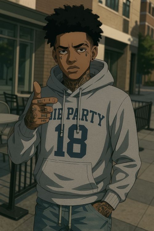 Anime Style Urban Portrait - Related Ghetto Wallpapers wallpaper