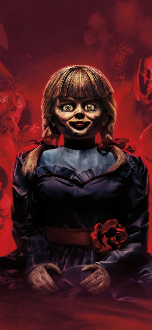 Annabelle's Sinister Gaze - gothic Wallpaper