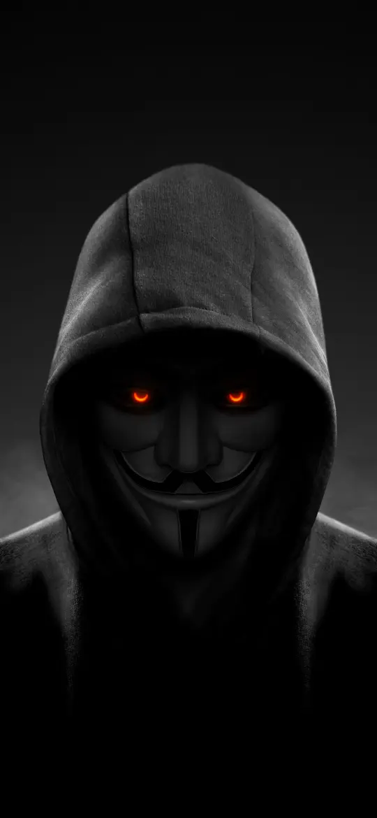 Anonymous Glowing Eyes