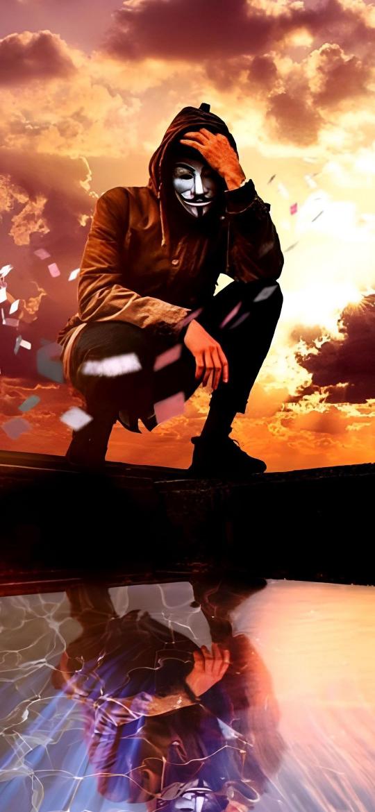 Anonymous Sunset Reflection - Related Ghetto Wallpapers wallpaper
