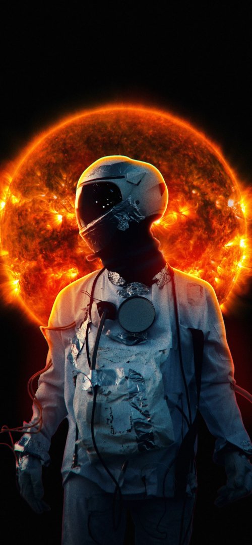 Astronaut and Solar Flare - Related Dope Wallpapers wallpaper
