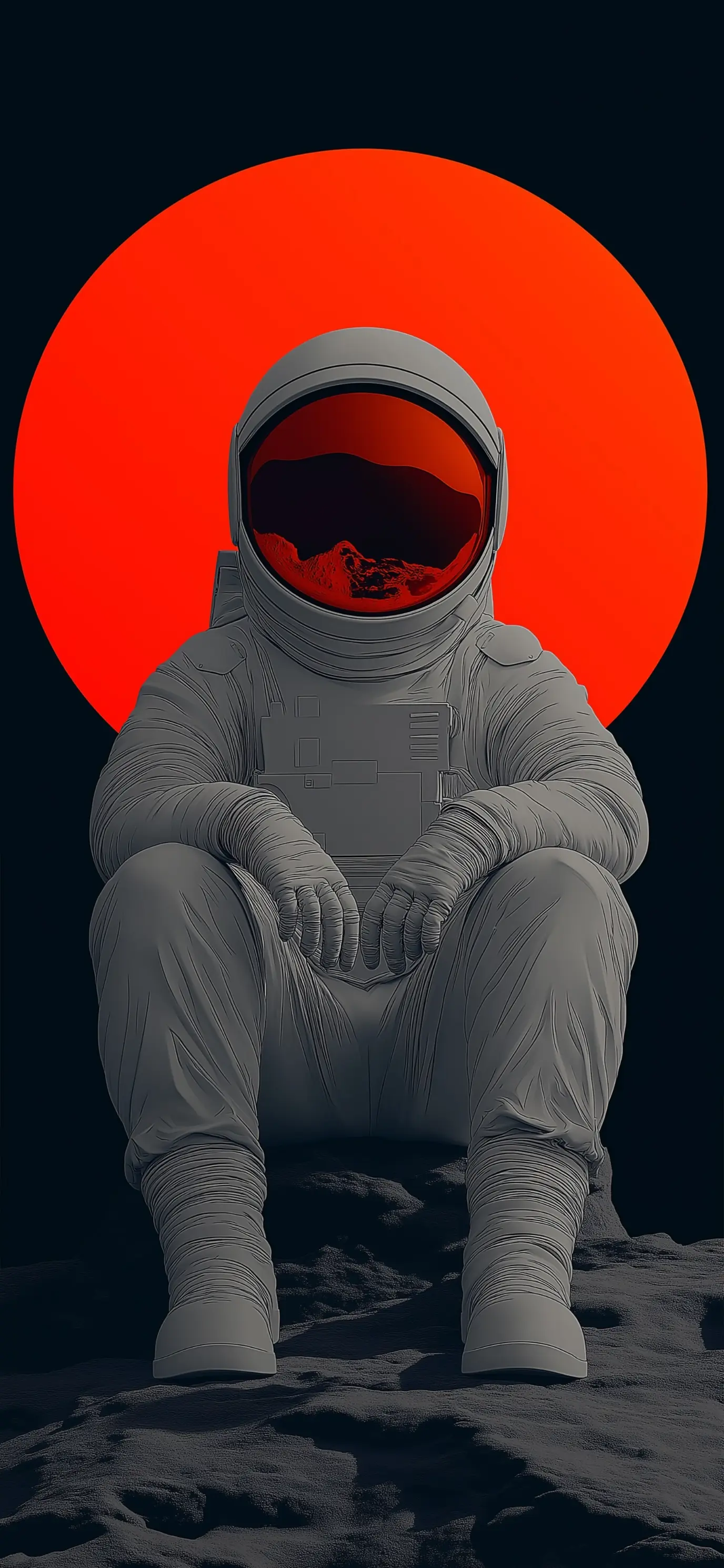 Astronaut Red Moon - Related Ghetto Wallpapers wallpaper