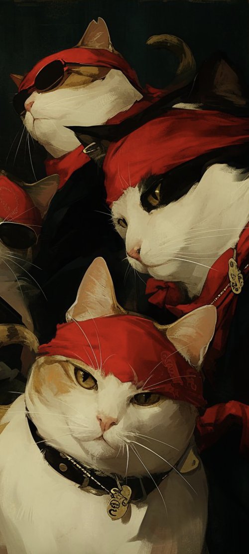 Bandit Cats Crew - gangster Wallpaper