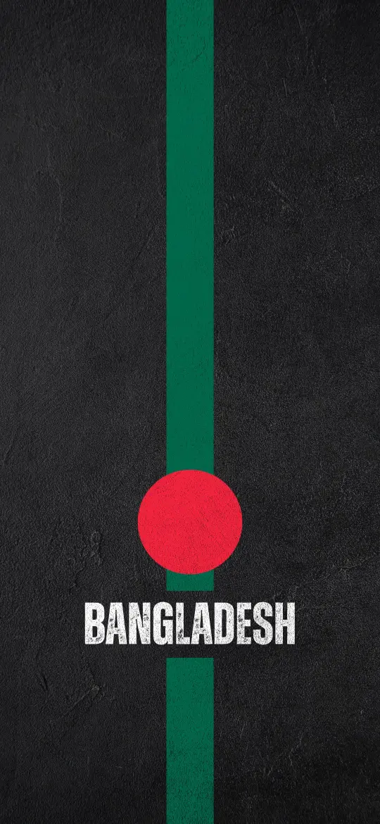 Bangladesh Flag Minimalist