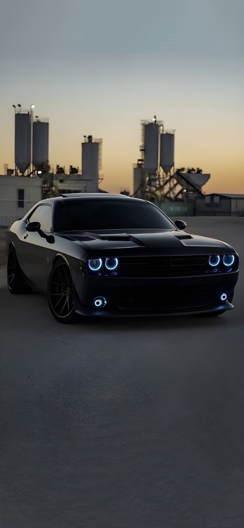 Black Challenger at Dusk - Related Ghetto Wallpapers wallpaper