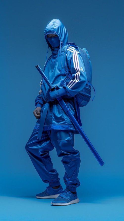 Blue Adidas Ninja