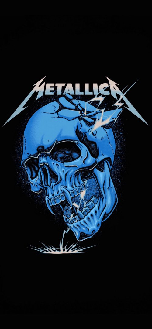 Blue Electric Skull - Related Tablet wallpaper