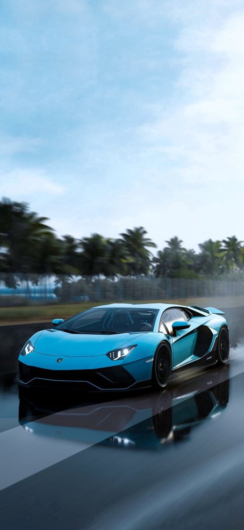 Blue Lamborghini Aventador Drive - Related Ghetto Wallpapers wallpaper