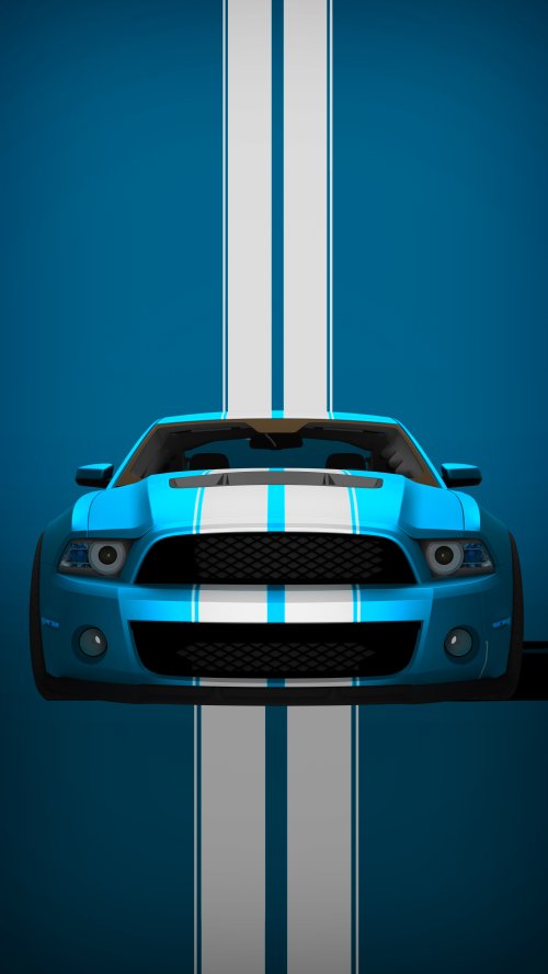Blue Racing Stripes Car - Related Ghetto Wallpapers wallpaper