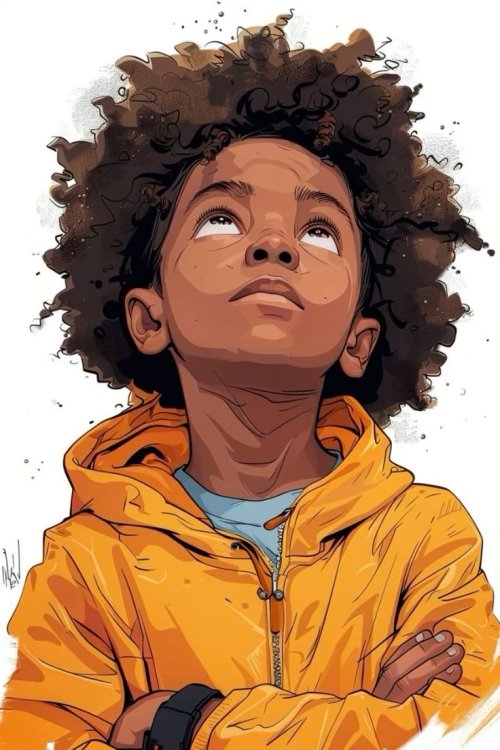 Boy Looking Upward Art - Related Dark Wallpapers wallpaper
