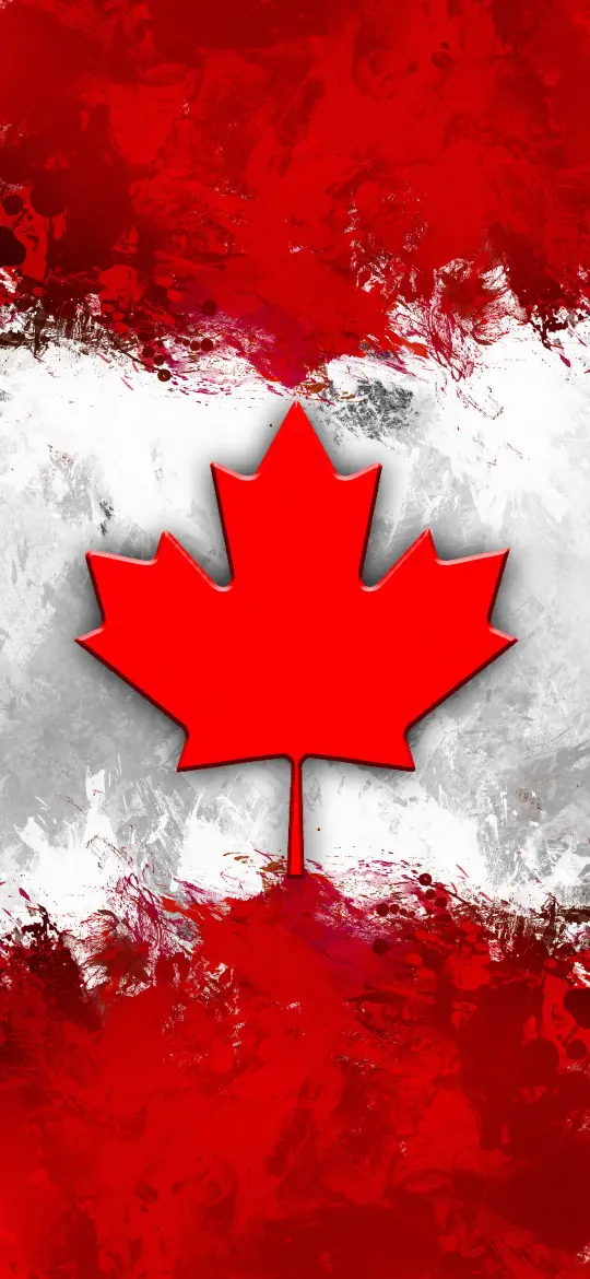 Canadian Maple Leaf Splash