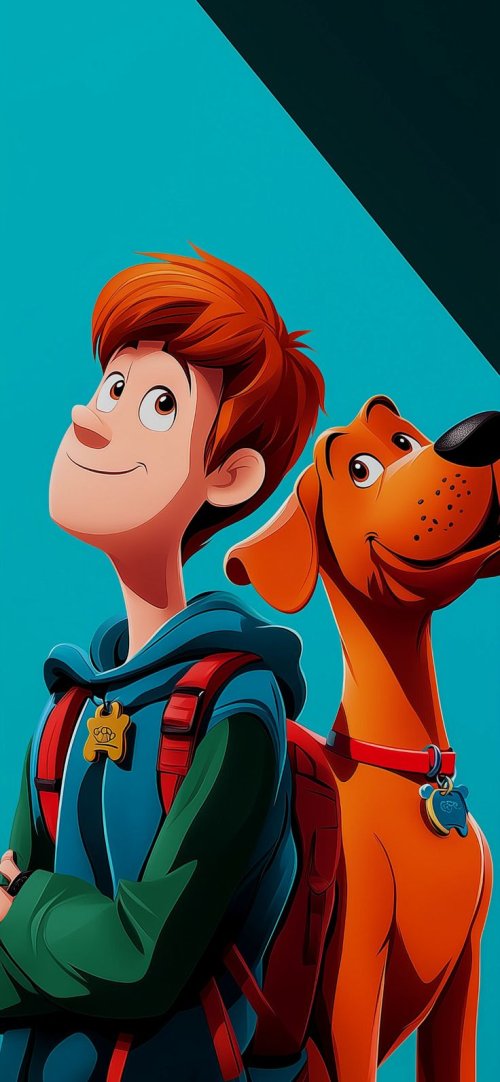 Cartoon Boy and Dog - Related Ghetto Wallpapers wallpaper