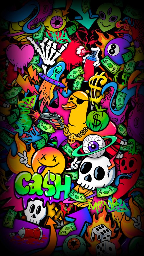 Cartoon Money Madness - Related Dope Wallpapers wallpaper