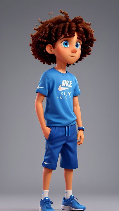 Cartoon Nike Boy