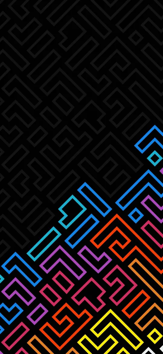 Colorful Maze Gradient - Related 4K Wallpapers wallpaper