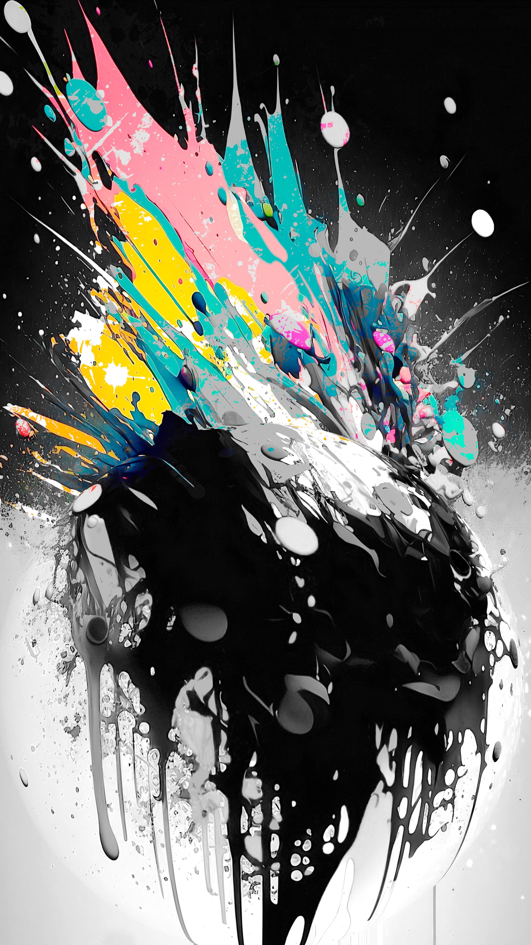 Colorful Paint Explosion - Related Ghetto Wallpapers wallpaper