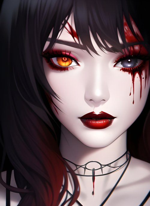 Crimson Gaze Portrait - Related Ghetto Wallpapers wallpaper
