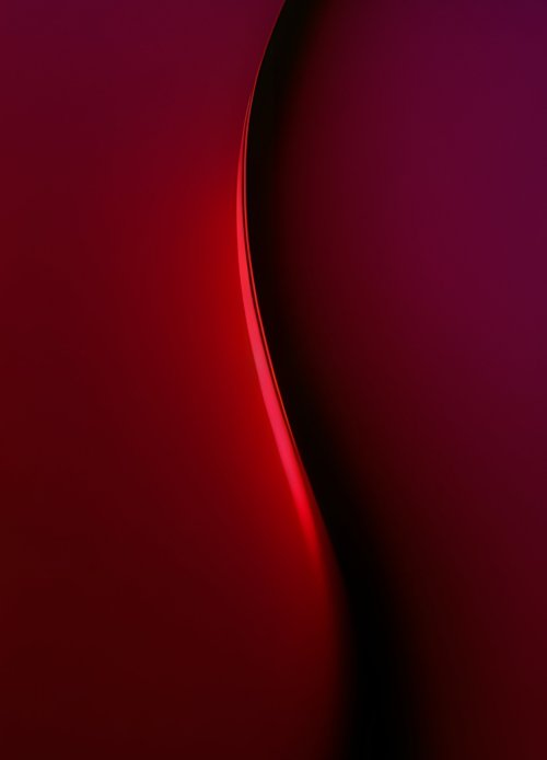 Crimson Gradient Curve - abstract Wallpaper