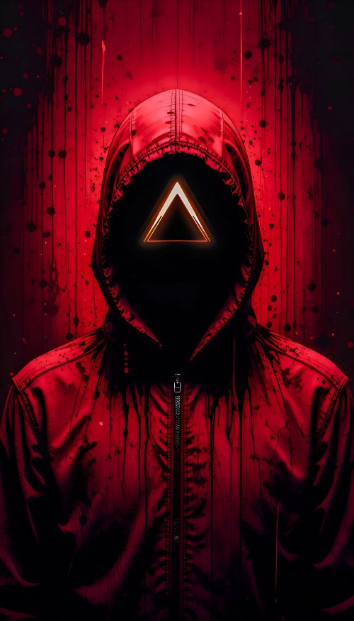 Crimson Hooded Figure - Related Dope Wallpapers wallpaper
