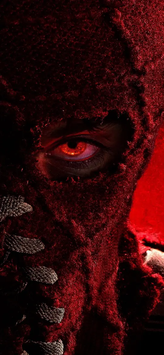 Crimson Masked Gaze - Related Ghetto Wallpapers wallpaper