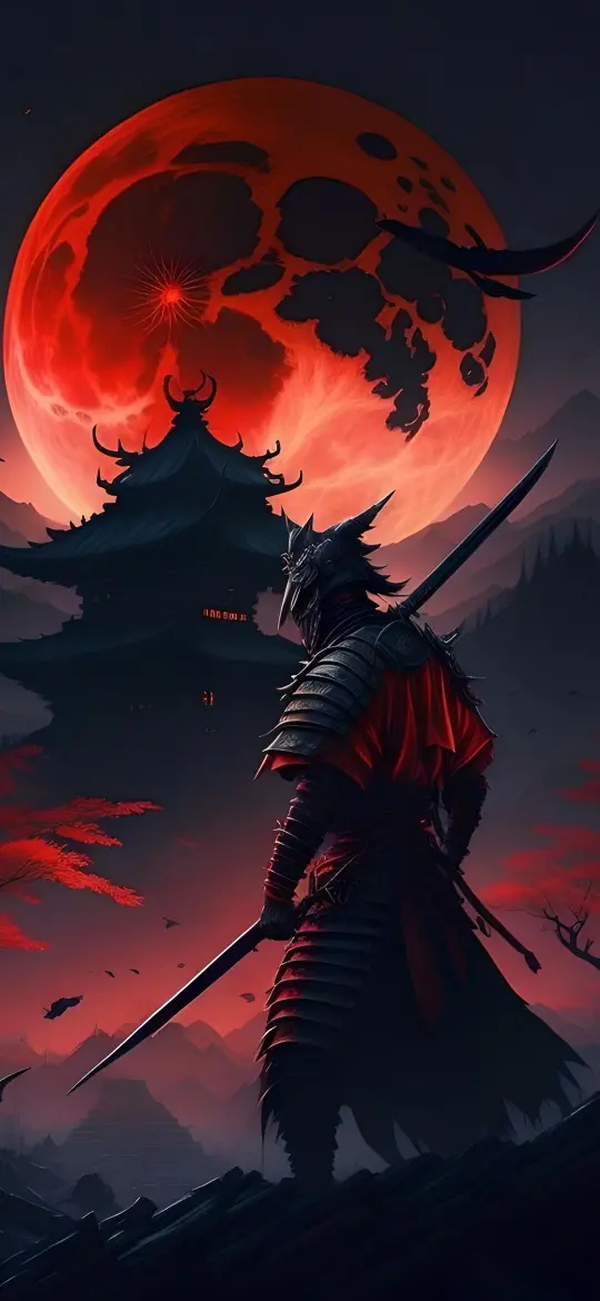Crimson Moon Samurai