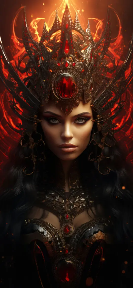 Crimson Queen Portrait - Related Ghetto Wallpapers wallpaper