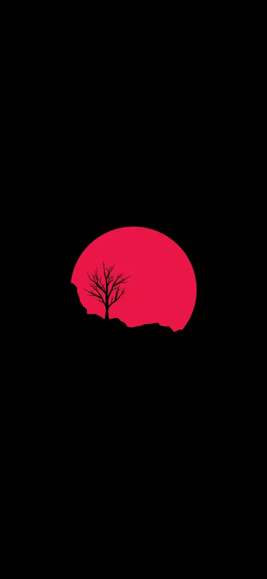 Crimson Sunset Silhouette - Related Ghetto Wallpapers wallpaper