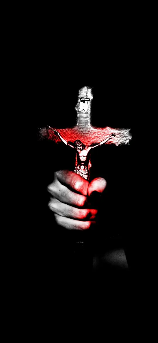 Crucifix in Hand - Related Dark Wallpapers wallpaper