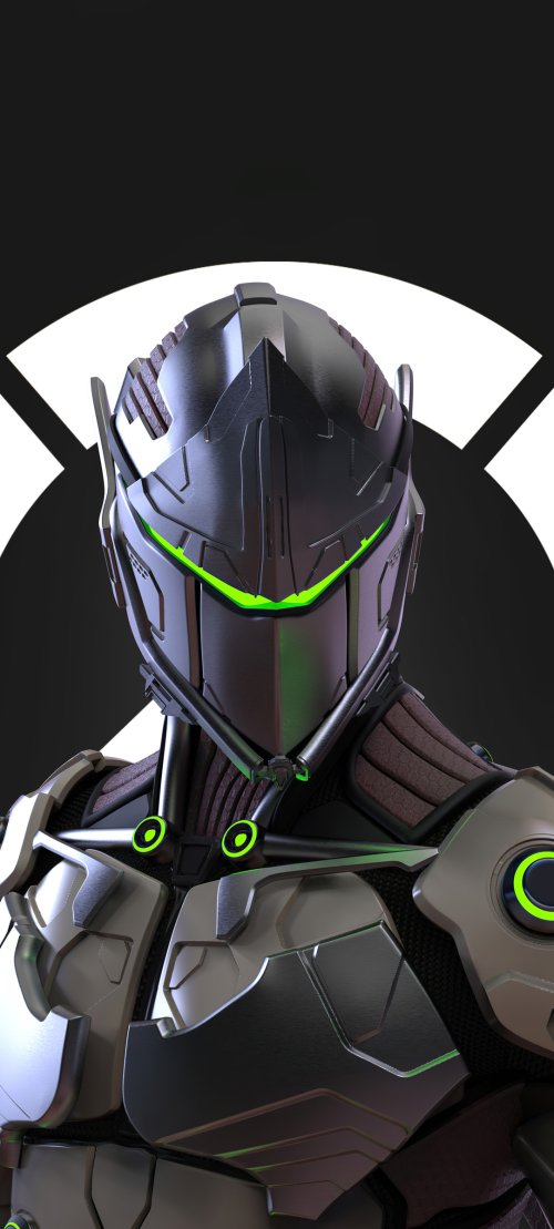 Cybernetic Warrior Portrait - Related Ghetto Wallpapers wallpaper