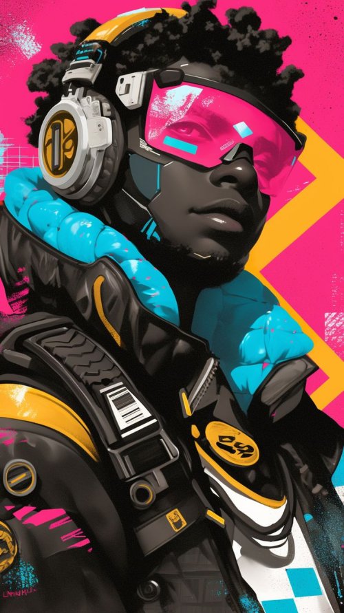 Cyberpunk Afro Beats - Related Ghetto Wallpapers wallpaper