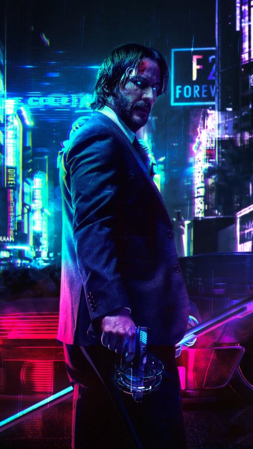 Cyberpunk Assassin Portrait - Movies Wallpaper