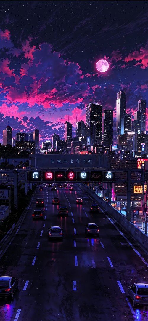 Cyberpunk Cityscape at Night - Cyberpunk Wallpaper