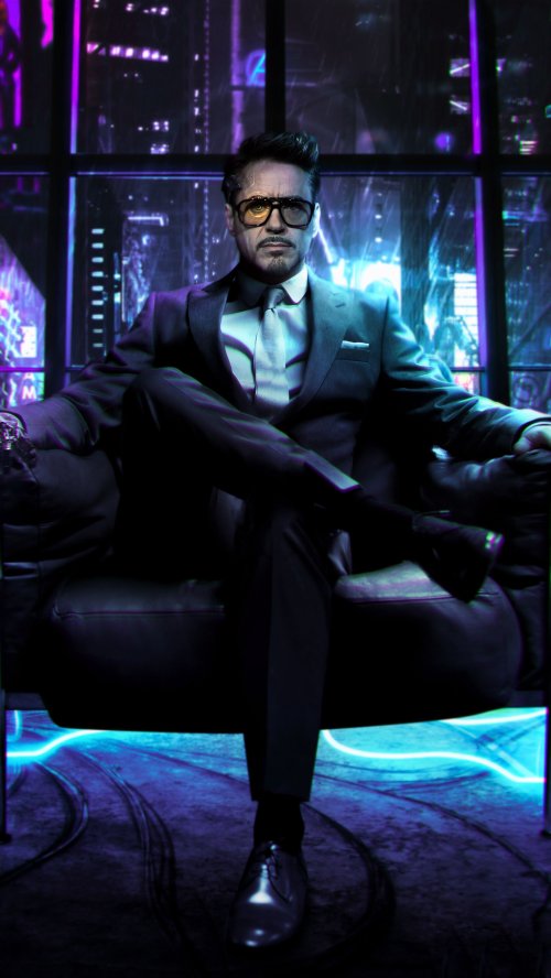 Cyberpunk Iron Man Portrait - Related Ghetto Wallpapers wallpaper