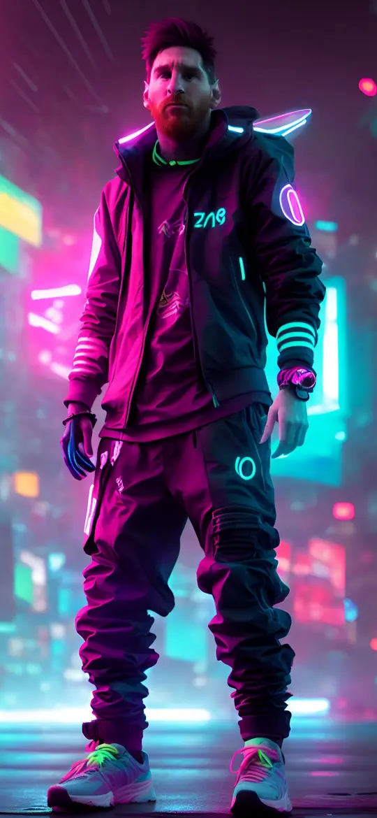 Cyberpunk Messi - Related Ghetto Wallpapers wallpaper