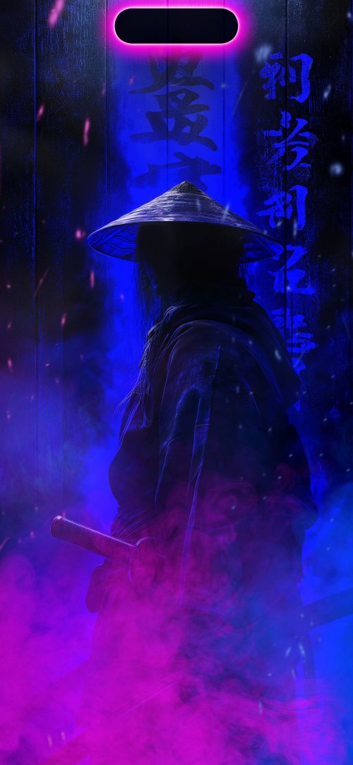 Cyberpunk Samurai Aura - Related Anime Wallpapers wallpaper