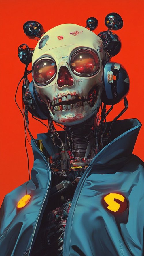 Cyberpunk Skull DJ - Related Ghetto Wallpapers wallpaper