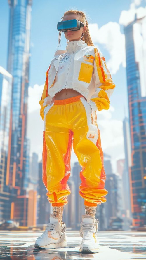 Cyberpunk VR Cityscape Fashion - Related Dope Wallpapers wallpaper