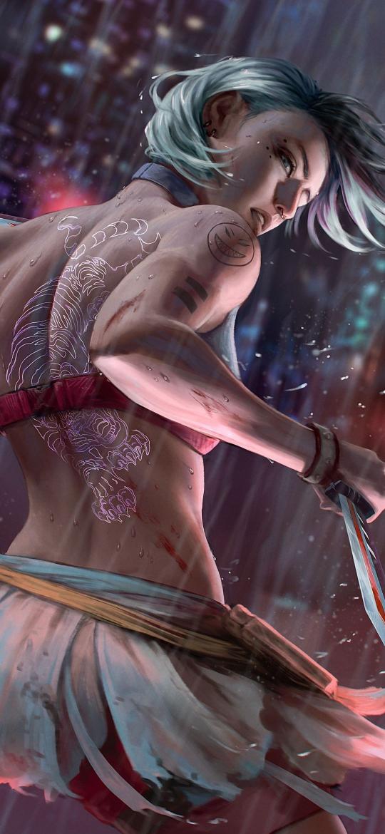 Cyberpunk Warrior Woman - Related Dope Wallpapers wallpaper