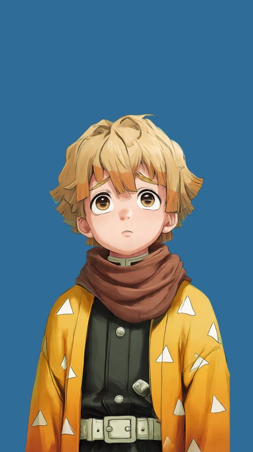 Zenitsu Agatsuma Anime Portrait - anime Wallpaper
