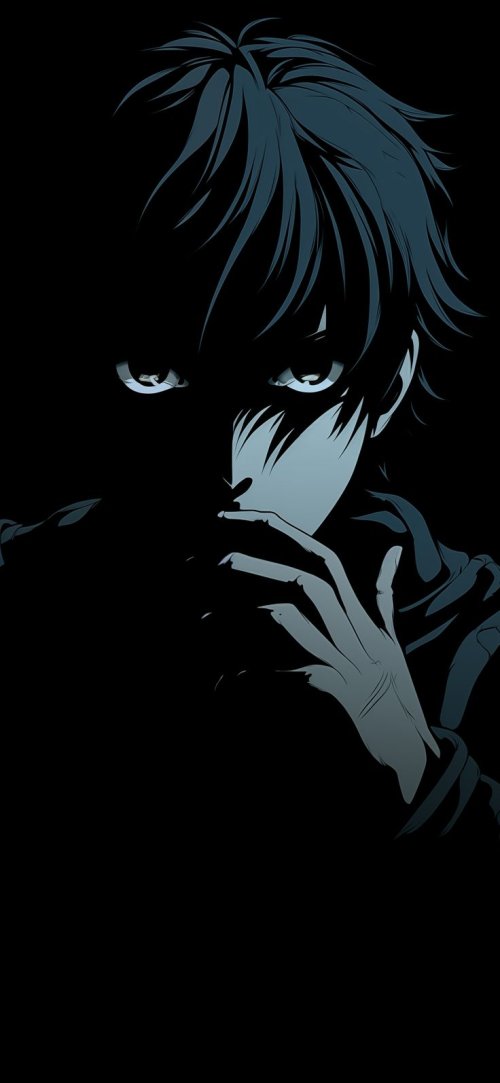 Dark Anime Portrait - Related Ghetto Wallpapers wallpaper