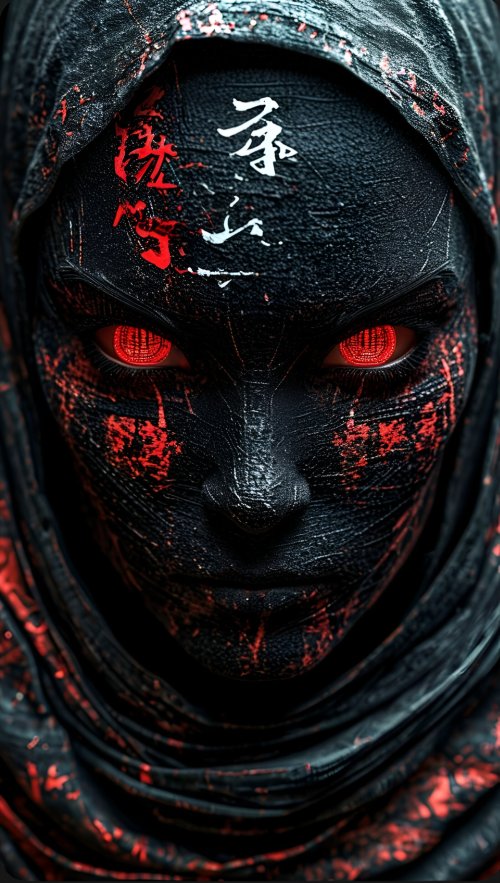 Dark Cyberpunk Warrior