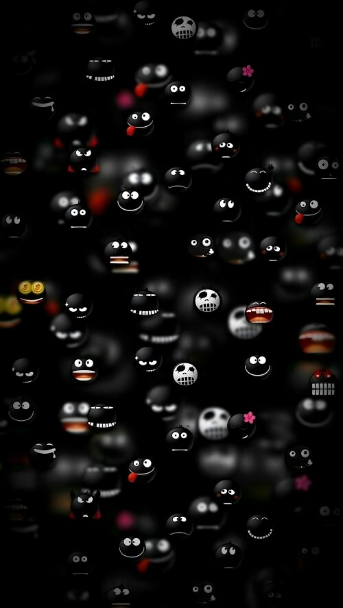 Dark Emoji Faces - Related Ghetto Wallpapers wallpaper